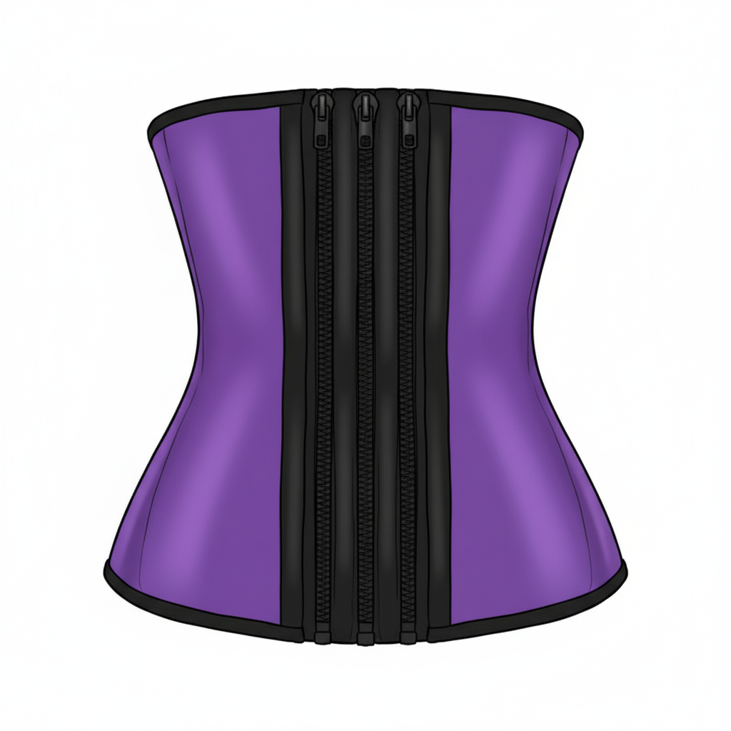 Illustration de gaine violette